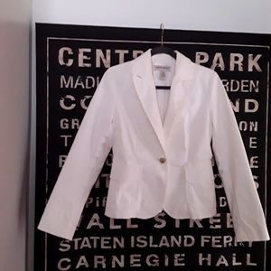 BANANA REPUBLIC White Blazer Suit Jacket sz 6